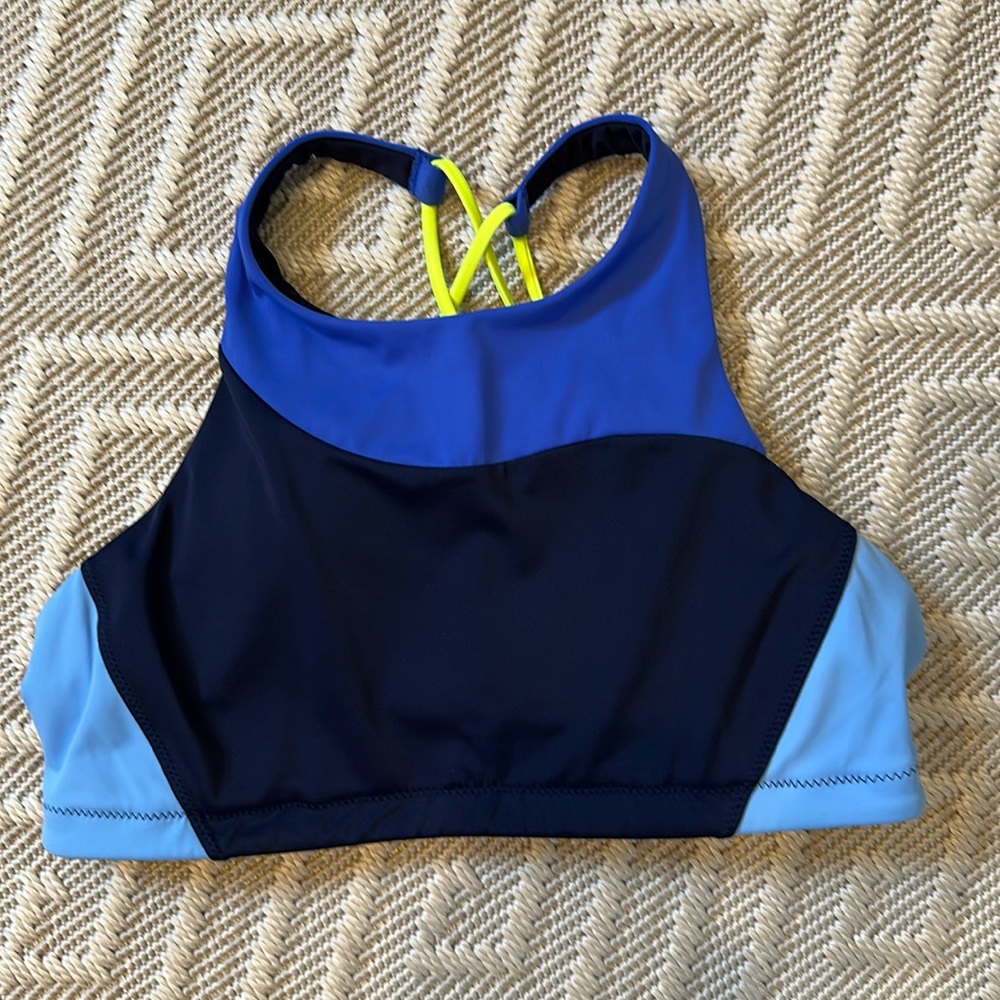 Athleta Freestyle Colorblock Swim Top *NWOT